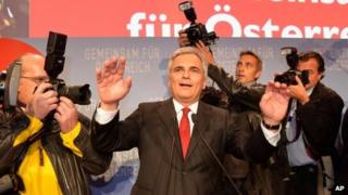 Austrian Chancellor Werner Faymann (29 Sept 2013)