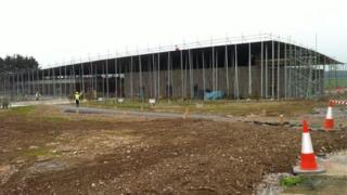 The new visitor building for Stonehenge