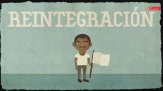 A screenshot from an ACR video explaining the government's reintegration programme