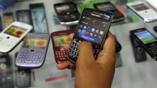 Blackberry handset