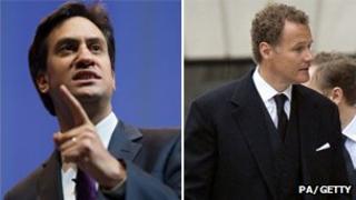 Ed Miliband and Lord Rothermere