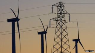 electricity pylons