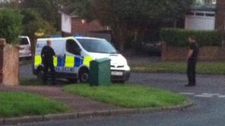 Thames Valley Police officers preparing for drugs raids