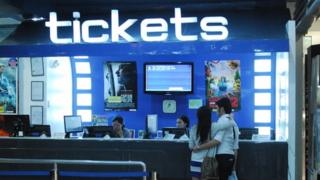 SM Megamall cinema in the Philippines