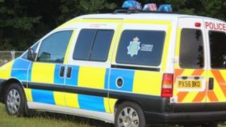 Cumbria Police van