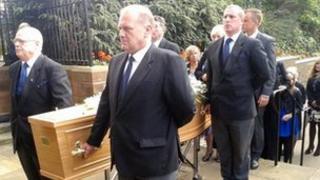 Funeral for Peter Broadbent