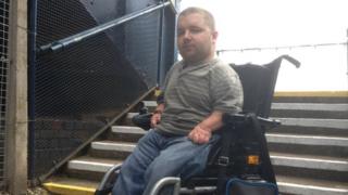 David Lewis, disabled commuter rail trouble