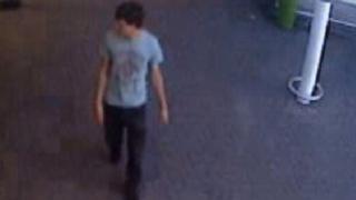 CCTV of a man police want to trace