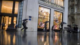 Shops on the Champs Elysees
