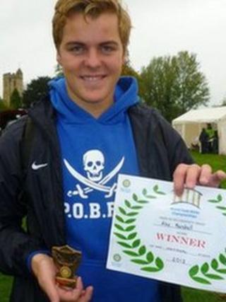 Alex Marshall world pooh sticks winner 2013