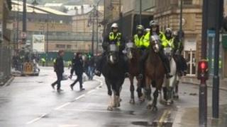The EDL demo in Bradford on Saturday