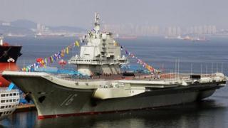 China's only aircraft carrier Varyag