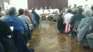 Council meeting at Patchway College