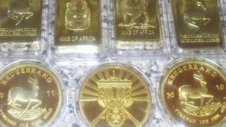 Some of the coins that were stolen