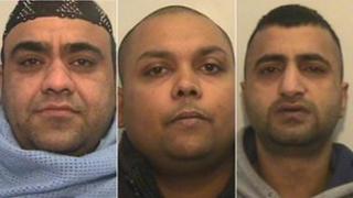 Three men jailed