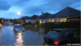 Flood in Edinburgh