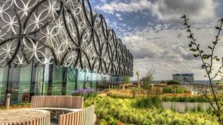 Library roof gardens