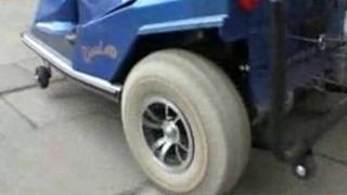 A mobility scooter