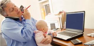 Multitasking man