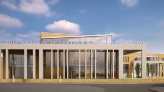 Wellingborough campus: artist impression