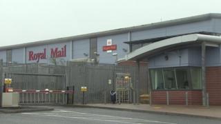 A letter bomb was intercepted at the Royal Mail's Mallusk sorting office