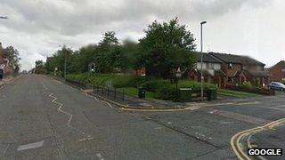 Ashton Road and Villa Road junction in Oldham, Greater Manchester