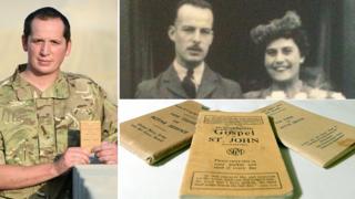 Cpl David Coles, Henry and Mary Collins and military bible