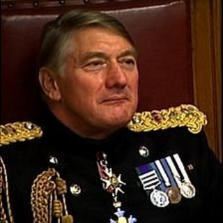 Sir Michael Wilkes in the States of Jersey in 2000