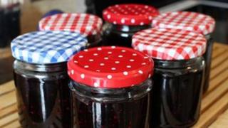 Jars of jam