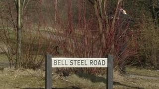 Bell Steel Road sign