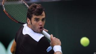 Tunisian tennis player Malek Jaziri (file photo - 13 October)