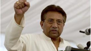 File photo of former Pakistani President Pervez Musharraf, April 2013