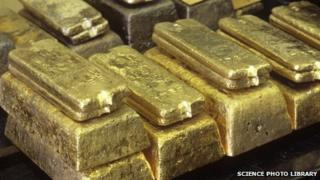 File photo of gold ingots