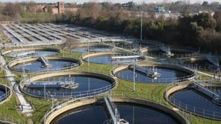 The Slough sewage treatment facility