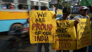 Reports say a sense of optimism was seen in India after the launch of Mars probe mission