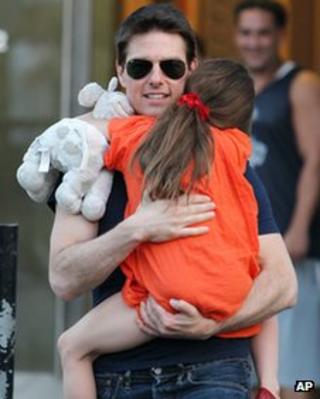 Tom Cruise with daughter Suri in July 2012