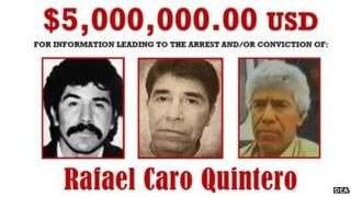 Reward offer for Rafael Caro Quintero