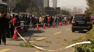 Police are investigating the blasts in Taiyuan