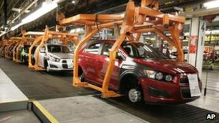 Chrysler production line in US