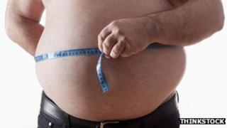 Generic picture of overweight man