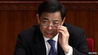 File photo: Bo Xilai in Beijing on 3 March 2012 file photo