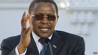 Tanzanian President Jakaya Kikwete - July 2013