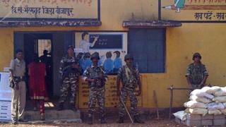 Thousands of troops guarded polling stations in the first phase of Chhattisgarh elections