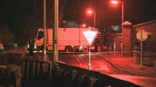 Scene of Ballymena alert