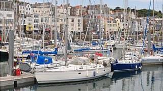 Visitor marina at Guernsey's St Peter Port Harbour