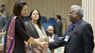 Central Bureau of Investigation (CBI) Director Ranjit Sinha (right)