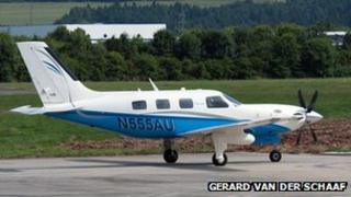 A file photo of a Piper PA-46 aircraft