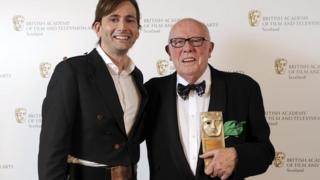 David Tennant presented the award to Richard Wilson