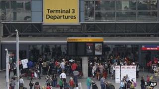 Terminal Three at Heathrow airport