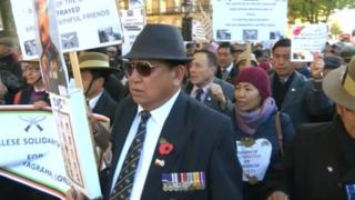 Gurkha march on London